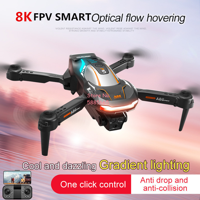 Nano Quad Fpv - 8K Аэрофотосъемка Оптическое позиционирование потока FPV
