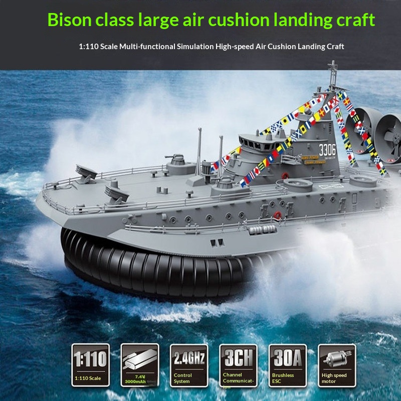 Esc 4In1 Brushless - Радиоуправляемый ховеркрафт Pinecone Model Zubr Class