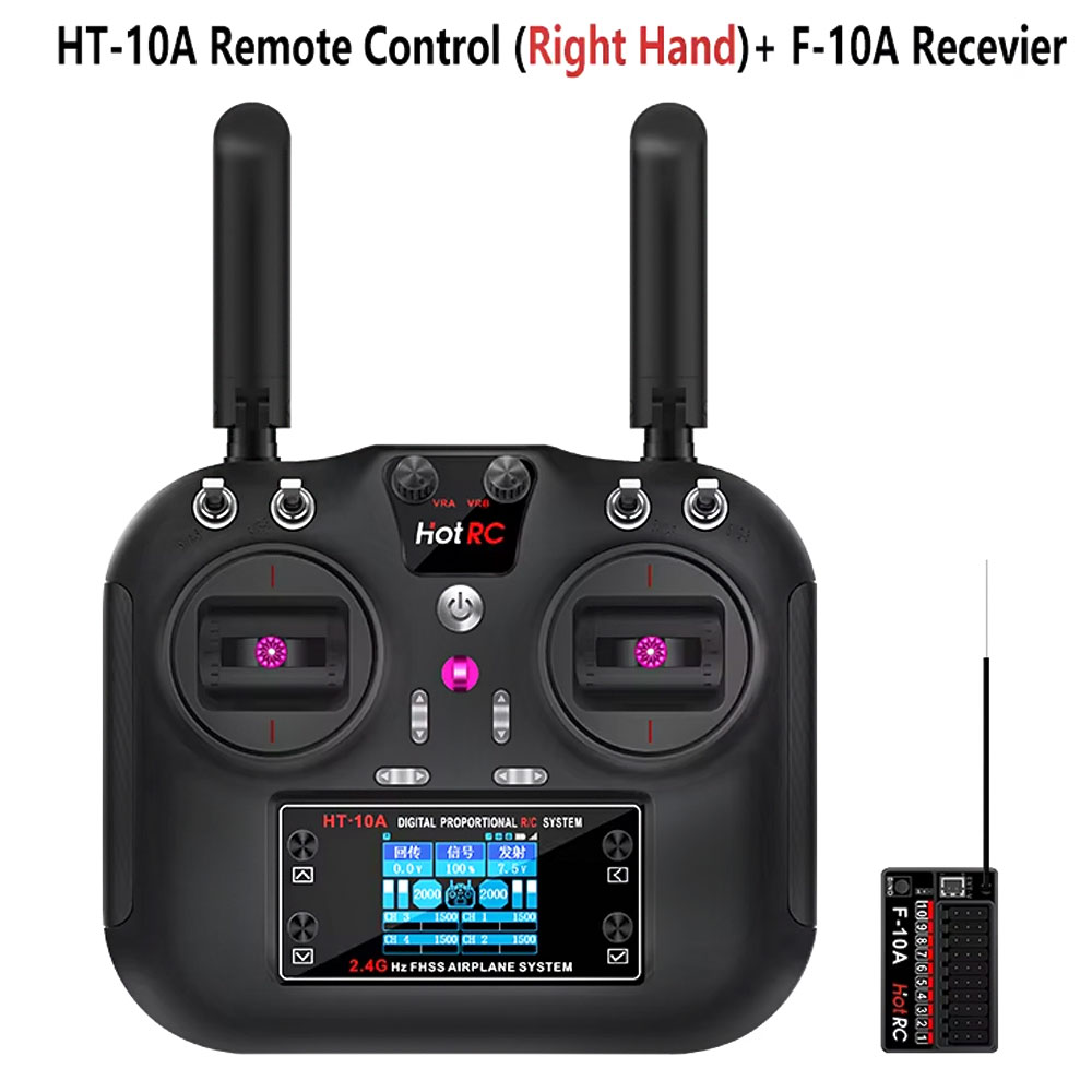 Drone Rc Receiver And Transmitter - Радиопередатчик Hotrc HT-10A 2.4G 10-канальный с