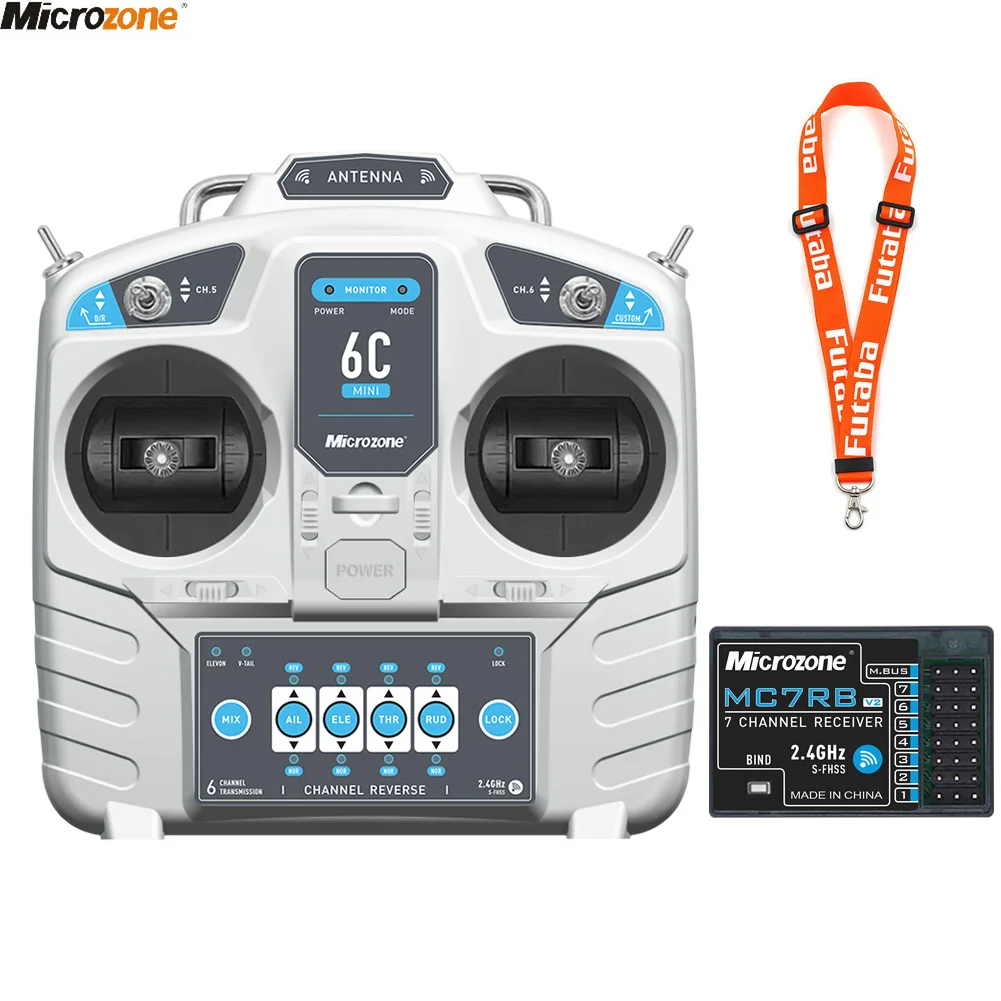 Drone Rc Receiver And Transmitter - MicroZone MC6C Mini V2 2,4G 6-канальный