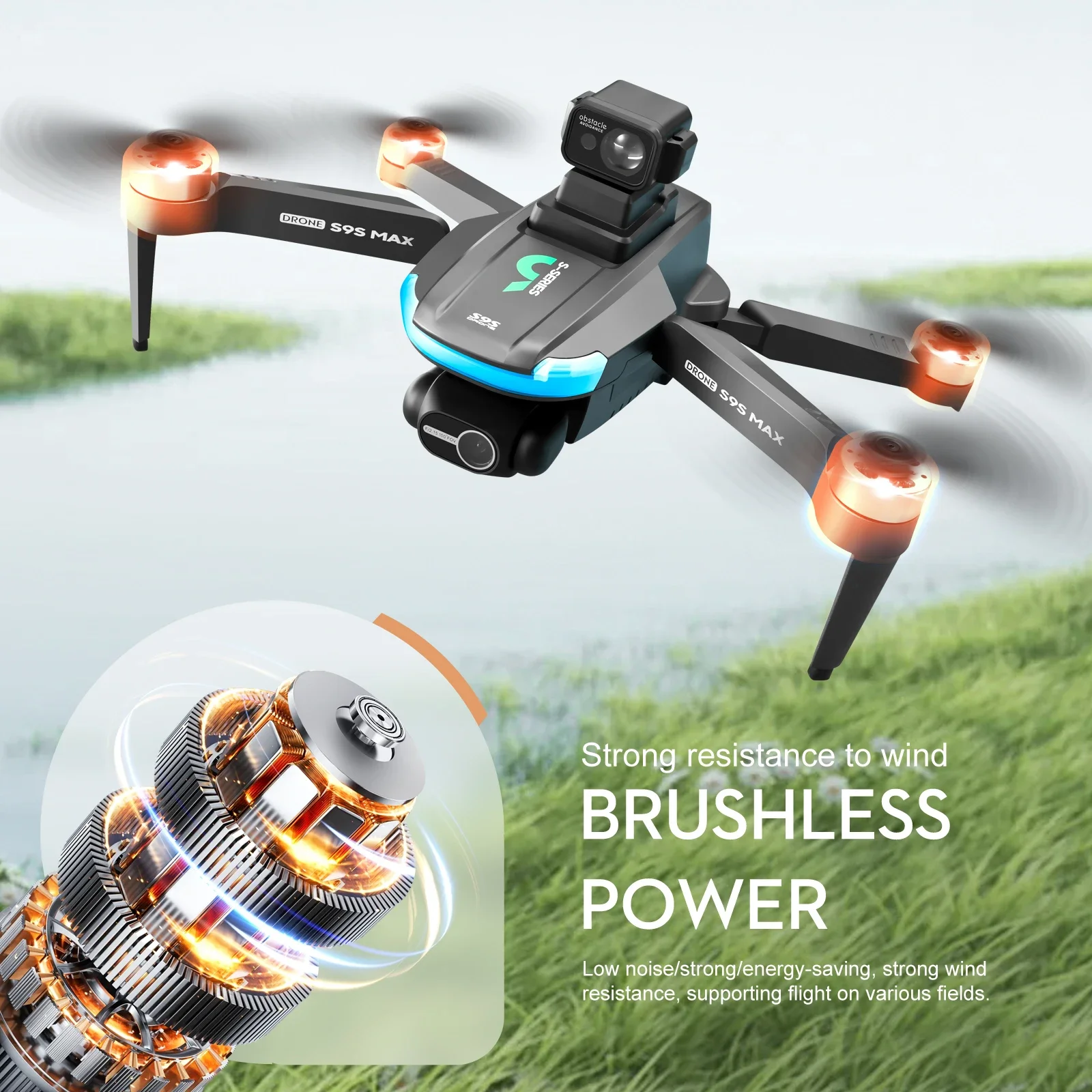 НОВЫЙ S9S MAX MINI Drone 4K 2- – обзор и цена Nano Quad Fpv