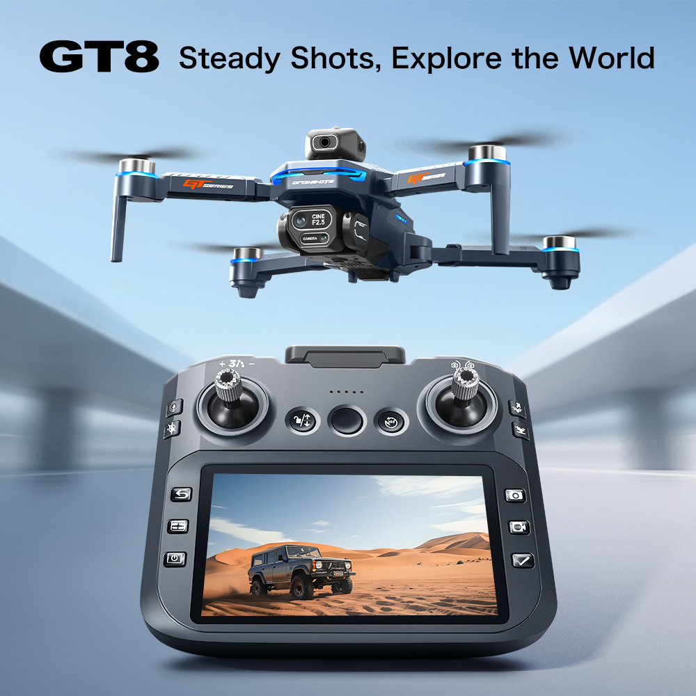 Дрон GT8 Max складной, 8K HD,  – обзор и цена Drone Rc S156