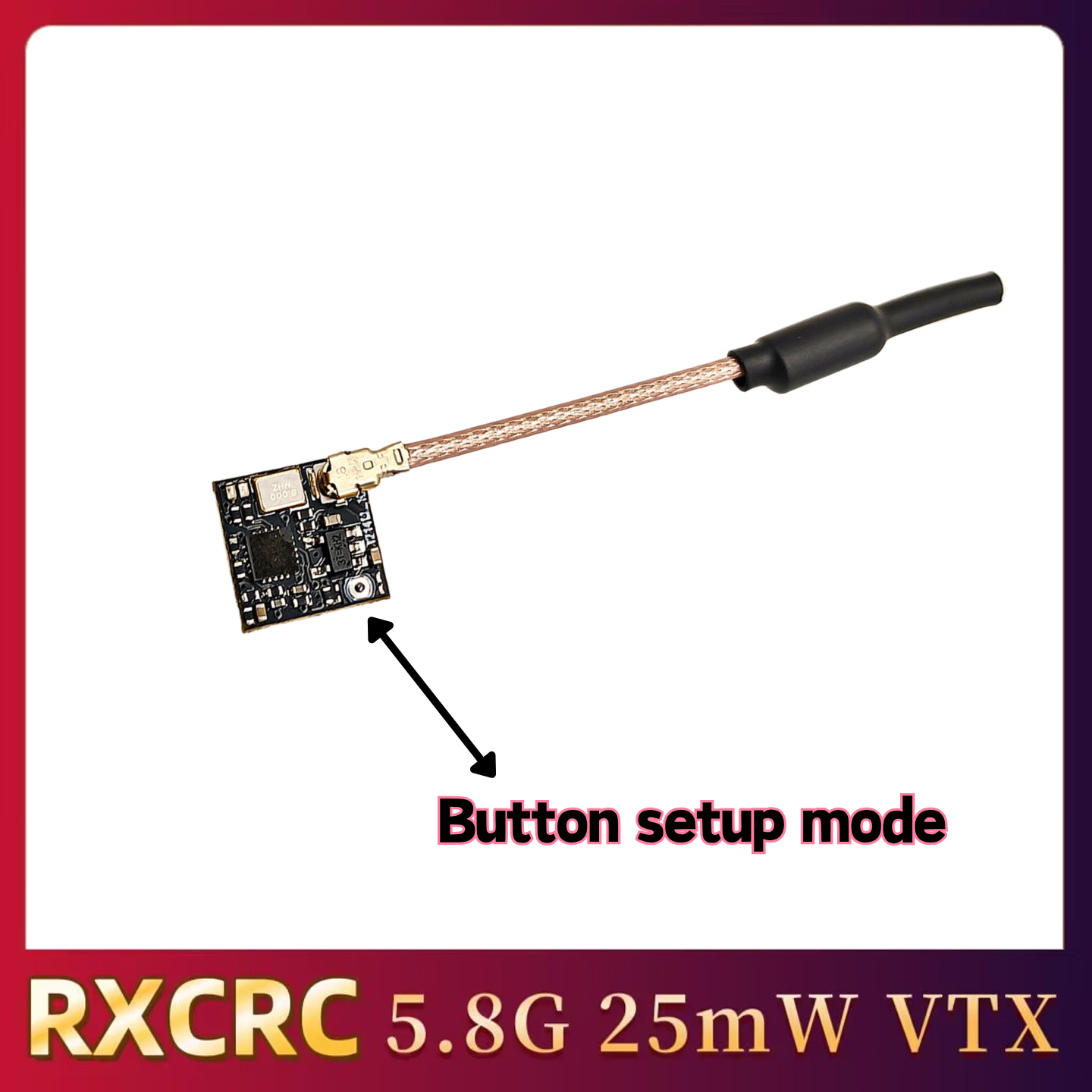 RXCRC 5.8GHz 48CH FPV 25mW ана – обзор и цена Drone Rc Receiver And Transmitter